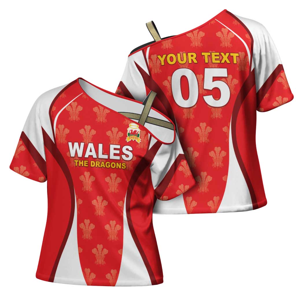 Custom Wales Rugby 2026 Cross Shoulder Shirt Unique Style - Wonder Print Shop