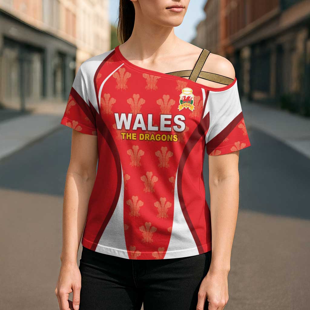 Custom Wales Rugby 2026 Cross Shoulder Shirt Unique Style - Wonder Print Shop