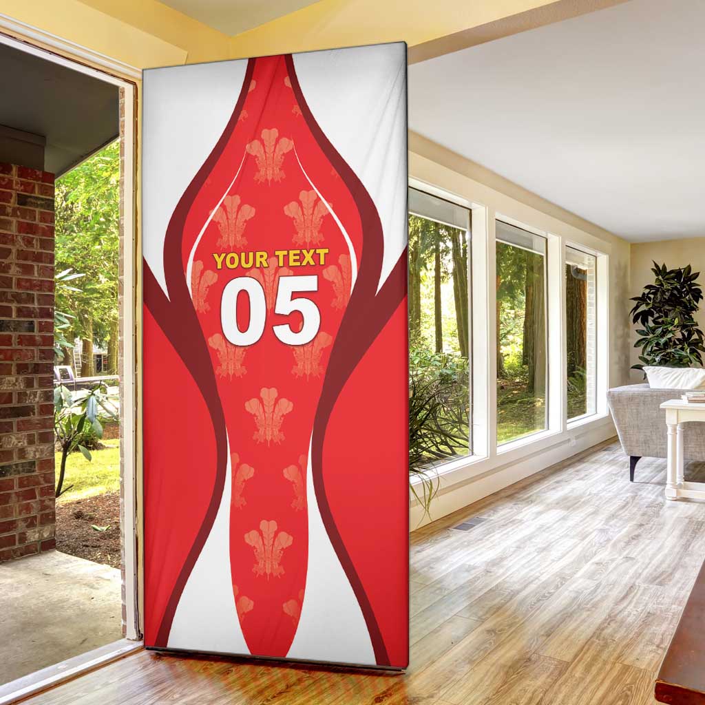 Custom Wales Rugby 2026 Door Cover Unique Style - Wonder Print Shop