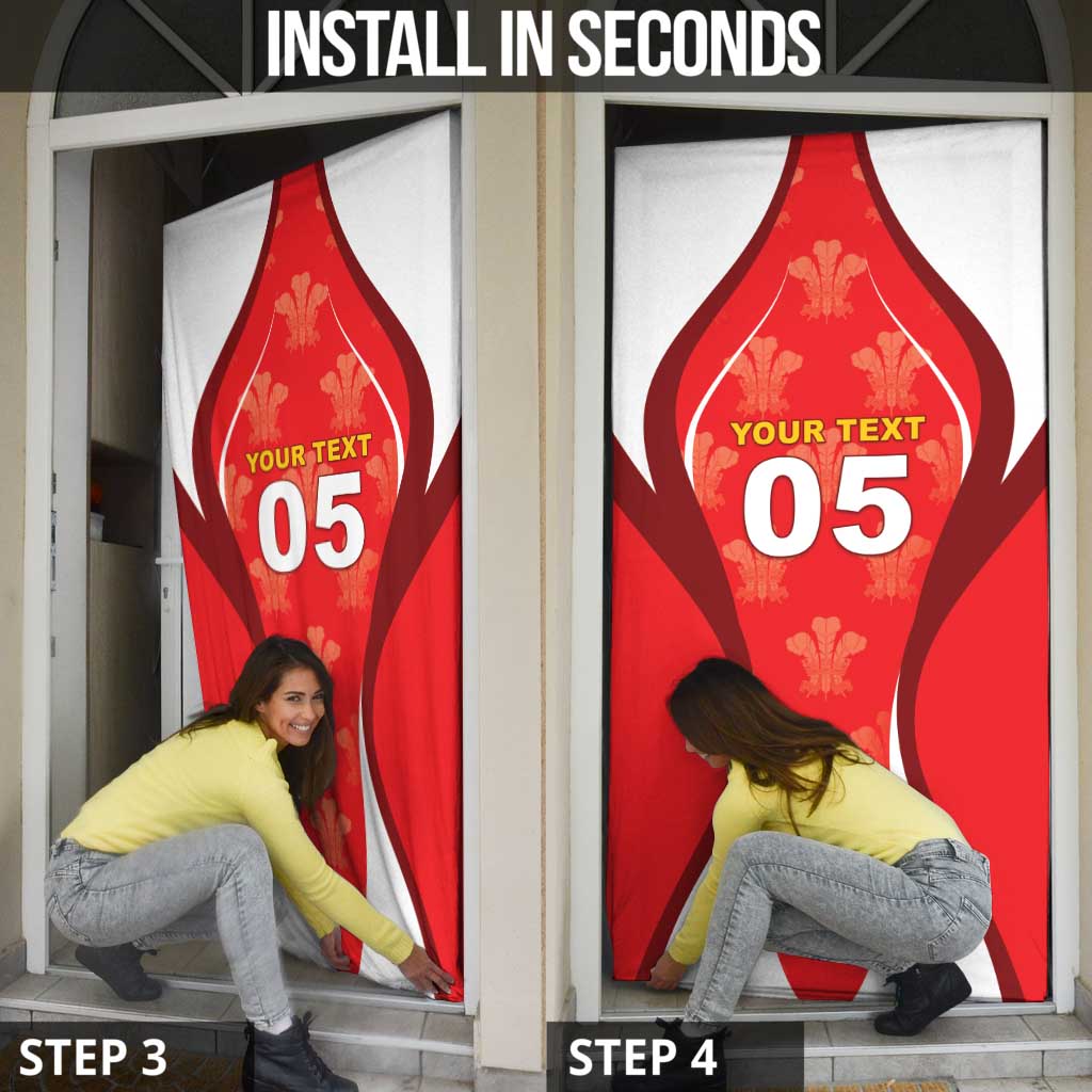 Custom Wales Rugby 2026 Door Cover Unique Style - Wonder Print Shop