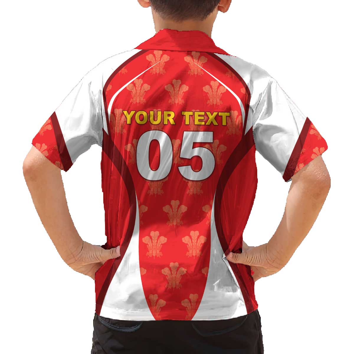 Custom Wales Rugby 2026 Family Matching Off The Shoulder Long Sleeve Dress and Hawaiian Shirt Unique Style - Wonder Print Shop