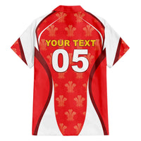 Custom Wales Rugby 2026 Family Matching Off The Shoulder Long Sleeve Dress and Hawaiian Shirt Unique Style - Wonder Print Shop