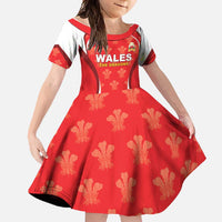 Custom Wales Rugby 2026 Family Matching Off Shoulder Maxi Dress and Hawaiian Shirt Unique Style - Wonder Print Shop
