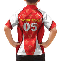 Custom Wales Rugby 2026 Family Matching Off Shoulder Short Dress and Hawaiian Shirt Unique Style - Wonder Print Shop