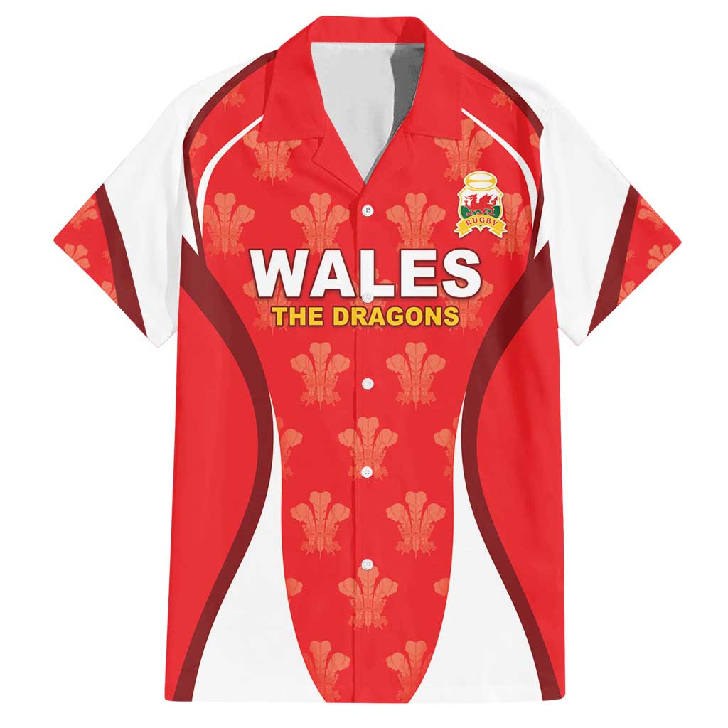 Custom Wales Rugby 2026 Family Matching Off Shoulder Short Dress and Hawaiian Shirt Unique Style - Wonder Print Shop