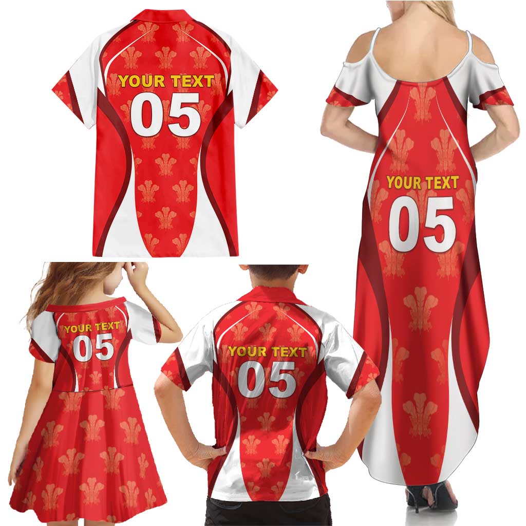 Custom Wales Rugby 2026 Family Matching Summer Maxi Dress and Hawaiian Shirt Unique Style - Wonder Print Shop