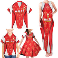 Custom Wales Rugby 2026 Family Matching Tank Maxi Dress and Hawaiian Shirt Unique Style - Wonder Print Shop
