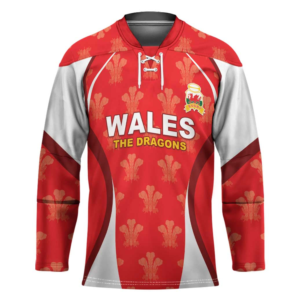 Custom Wales Rugby 2026 Hockey Jersey Unique Style - Wonder Print Shop