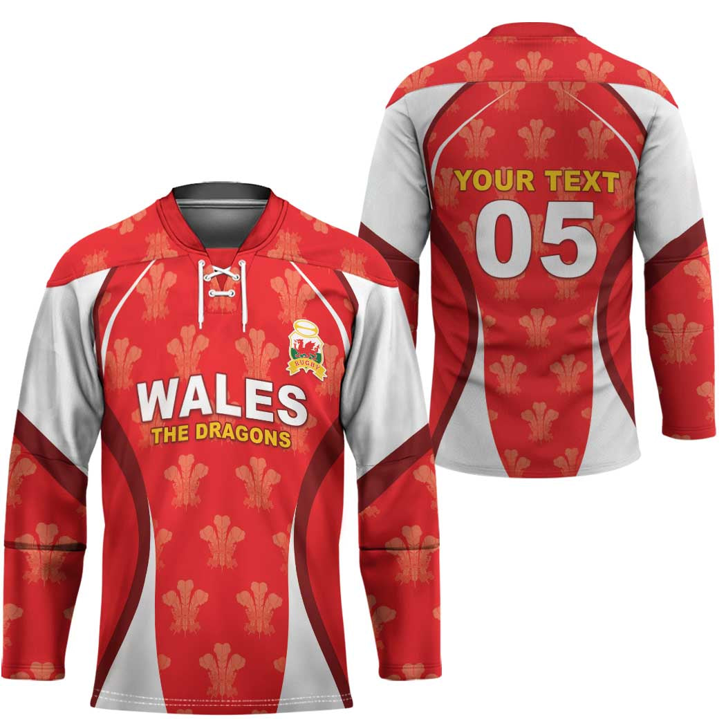 Custom Wales Rugby 2026 Hockey Jersey Unique Style - Wonder Print Shop