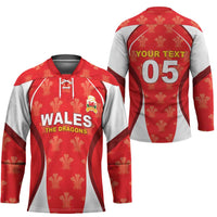 Custom Wales Rugby 2026 Hockey Jersey Unique Style - Wonder Print Shop