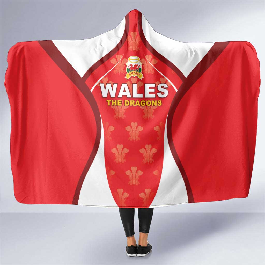 Wales Rugby 2026 Hooded Blanket Unique Style - Wonder Print Shop