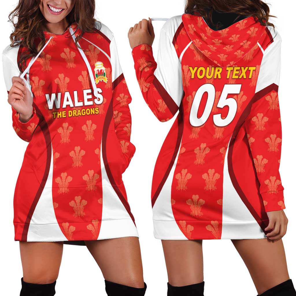 Custom Wales Rugby 2026 Hoodie Dress Unique Style - Wonder Print Shop