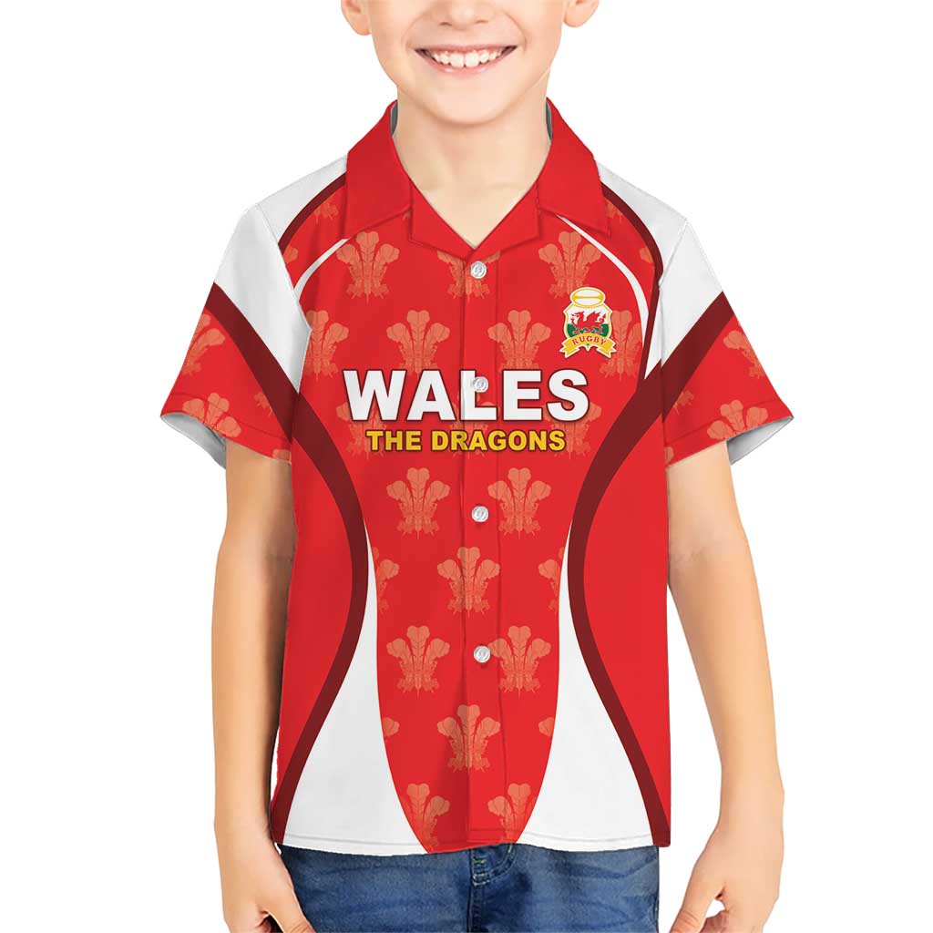 Custom Wales Rugby 2026 Kid Hawaiian Shirt Unique Style - Wonder Print Shop