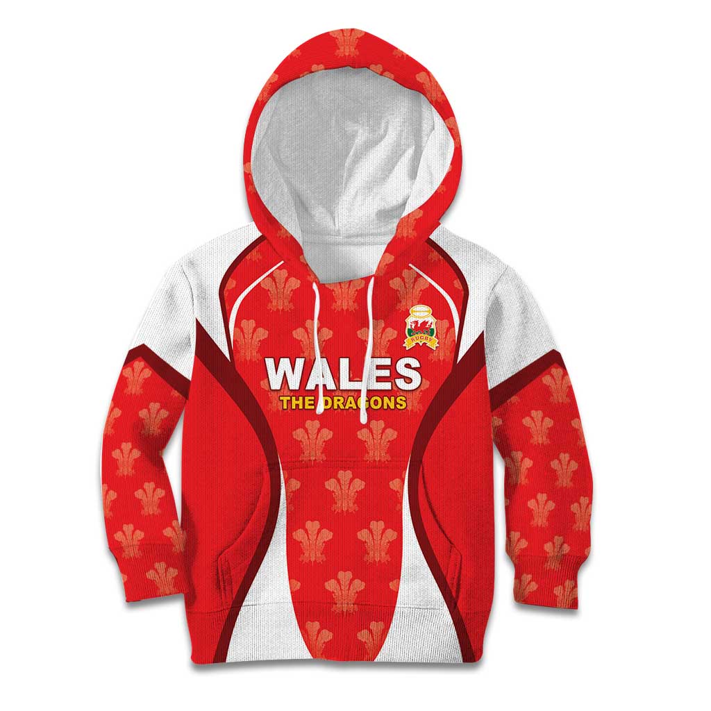 Custom Wales Rugby 2026 Kid Hoodie Unique Style - Wonder Print Shop