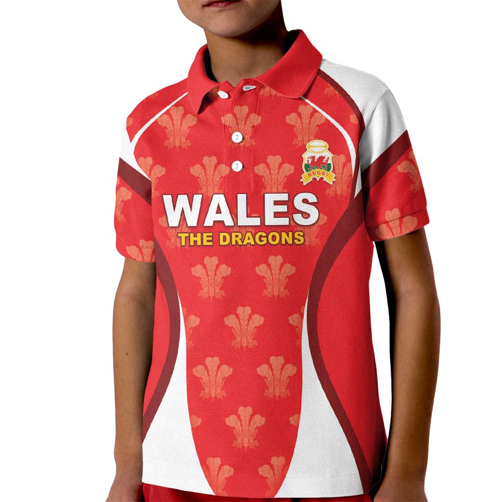 Custom Wales Rugby 2026 Kid Polo Shirt Unique Style - Wonder Print Shop