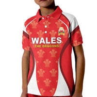 Custom Wales Rugby 2026 Kid Polo Shirt Unique Style - Wonder Print Shop
