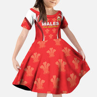 Custom Wales Rugby 2026 Kid Short Sleeve Dress Unique Style - Wonder Print Shop