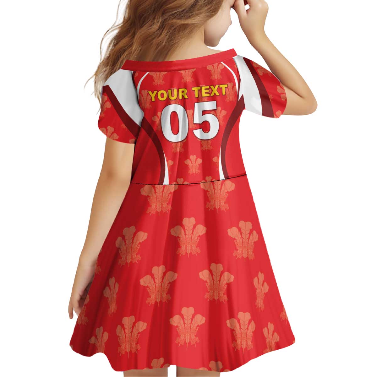 Custom Wales Rugby 2026 Kid Short Sleeve Dress Unique Style - Wonder Print Shop