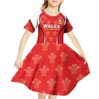 Custom Wales Rugby 2026 Kid Short Sleeve Dress Unique Style - Wonder Print Shop