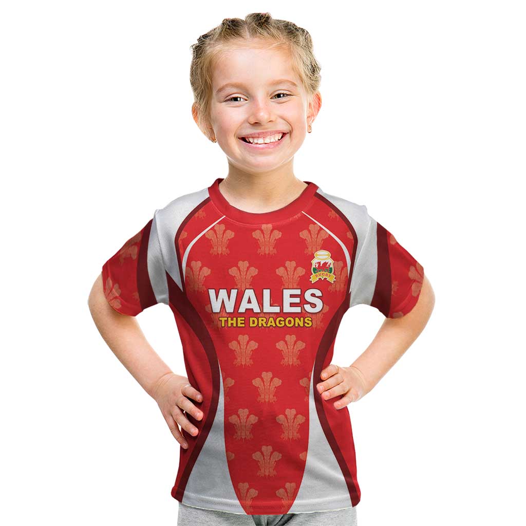 Custom Wales Rugby 2026 Kid T Shirt Unique Style - Wonder Print Shop