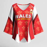 Custom Wales Rugby 2026 Kimono Sleeve Blouse Unique Style - Wonder Print Shop