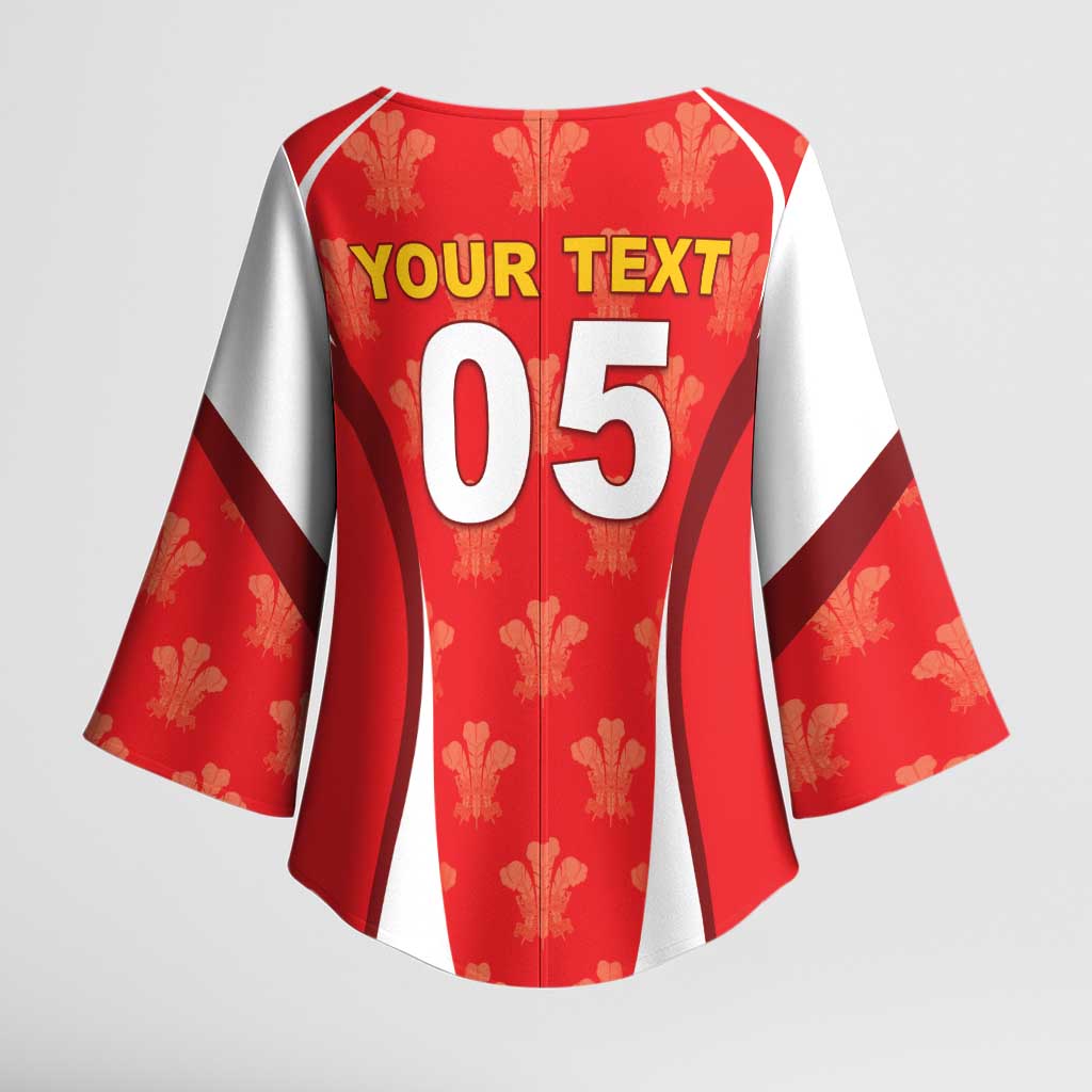 Custom Wales Rugby 2026 Kimono Sleeve Blouse Unique Style - Wonder Print Shop