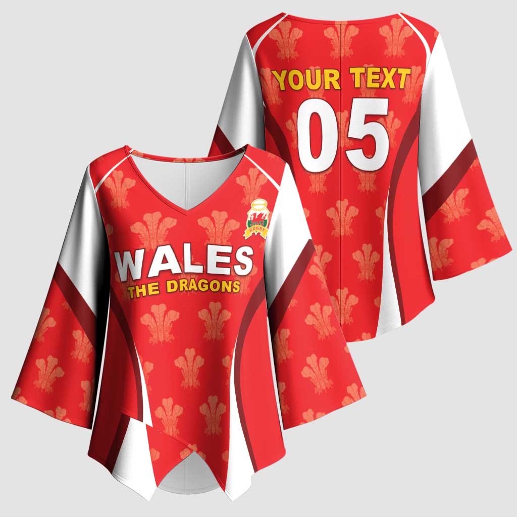 Custom Wales Rugby 2026 Kimono Sleeve Blouse Unique Style - Wonder Print Shop
