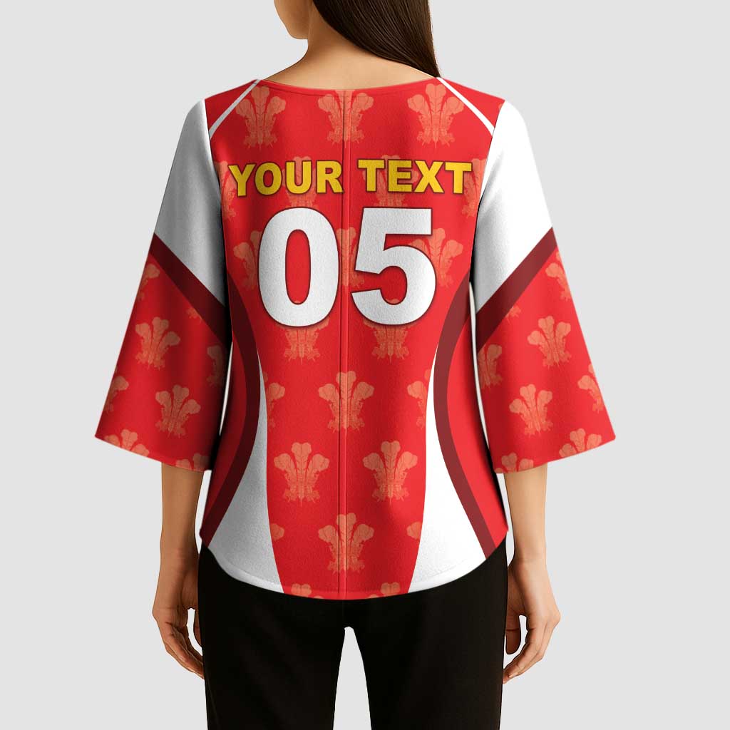 Custom Wales Rugby 2026 Kimono Sleeve Blouse Unique Style - Wonder Print Shop