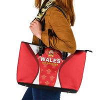 Wales Rugby 2026 Leather Tote Bag Unique Style - Wonder Print Shop