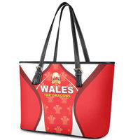 Wales Rugby 2026 Leather Tote Bag Unique Style - Wonder Print Shop