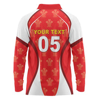 Custom Wales Rugby 2026 Long Sleeve Polo Shirt Unique Style - Wonder Print Shop