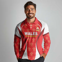 Custom Wales Rugby 2026 Long Sleeve Polo Shirt Unique Style - Wonder Print Shop