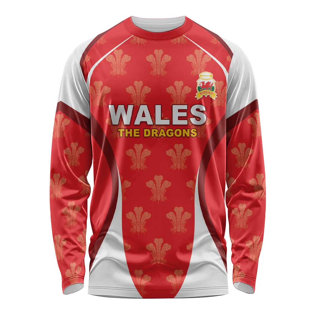 Custom Wales Rugby 2026 Long Sleeve Shirt Unique Style - Wonder Print Shop