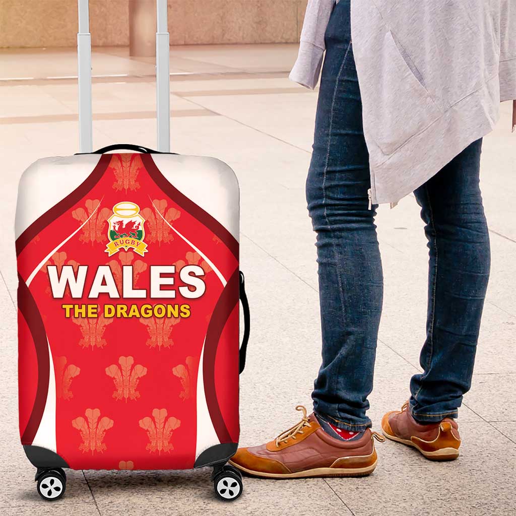 Wales Rugby 2026 Luggage Cover Unique Style - Wonder Print Shop