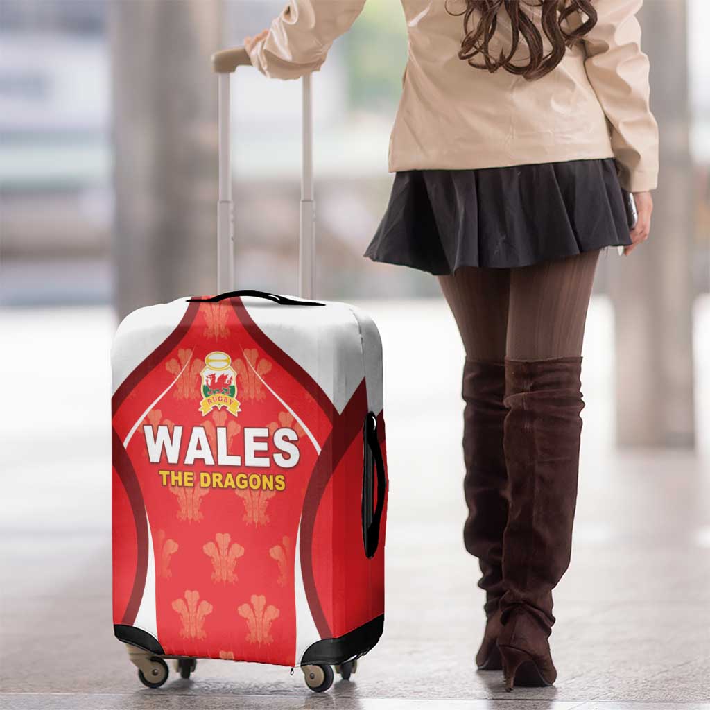 Wales Rugby 2026 Luggage Cover Unique Style - Wonder Print Shop
