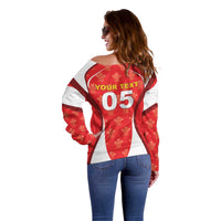Custom Wales Rugby 2026 Off Shoulder Sweater Unique Style - Wonder Print Shop