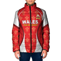 Custom Wales Rugby 2026 Padded Jacket Unique Style - Wonder Print Shop