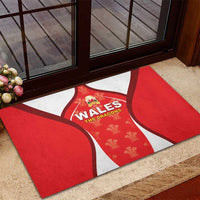 Wales Rugby 2026 Rubber Doormat Unique Style - Wonder Print Shop