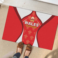 Wales Rugby 2026 Rubber Doormat Unique Style - Wonder Print Shop