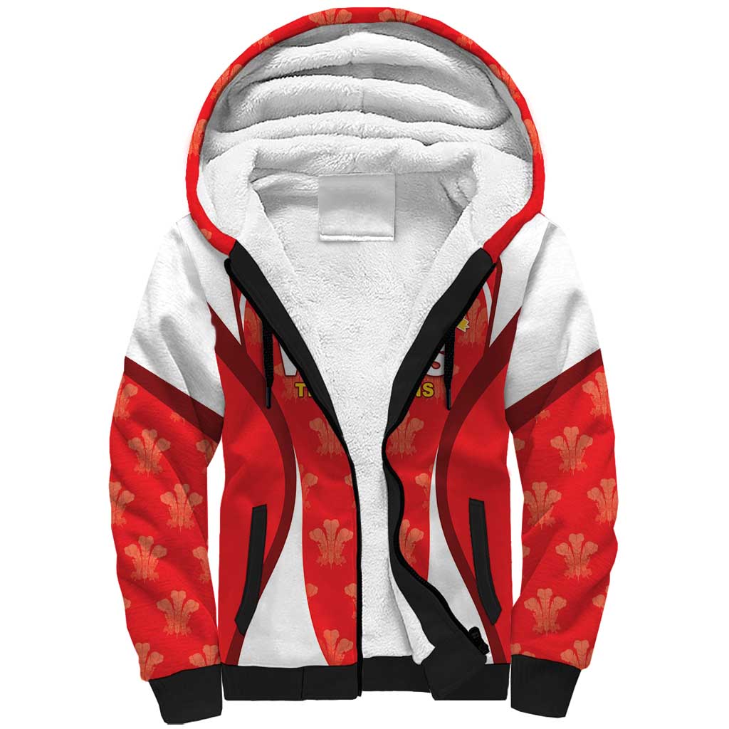 Custom Wales Rugby 2026 Sherpa Hoodie Unique Style - Wonder Print Shop