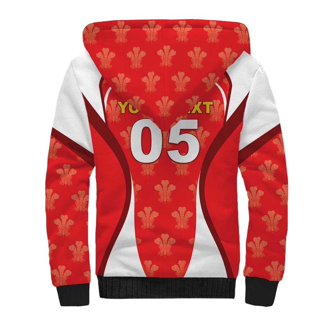 Custom Wales Rugby 2026 Sherpa Hoodie Unique Style - Wonder Print Shop