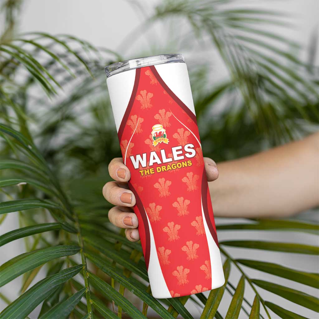 Custom Wales Rugby 2026 Skinny Tumbler Unique Style - Wonder Print Shop