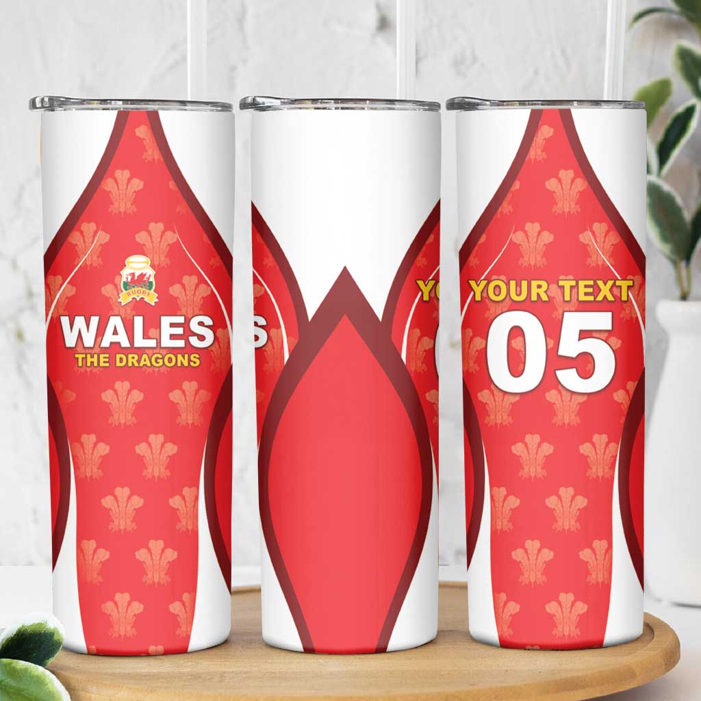 Custom Wales Rugby 2026 Skinny Tumbler Unique Style - Wonder Print Shop