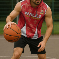 Custom Wales Rugby 2026 Sleeveless Hoodie Unique Style - Wonder Print Shop