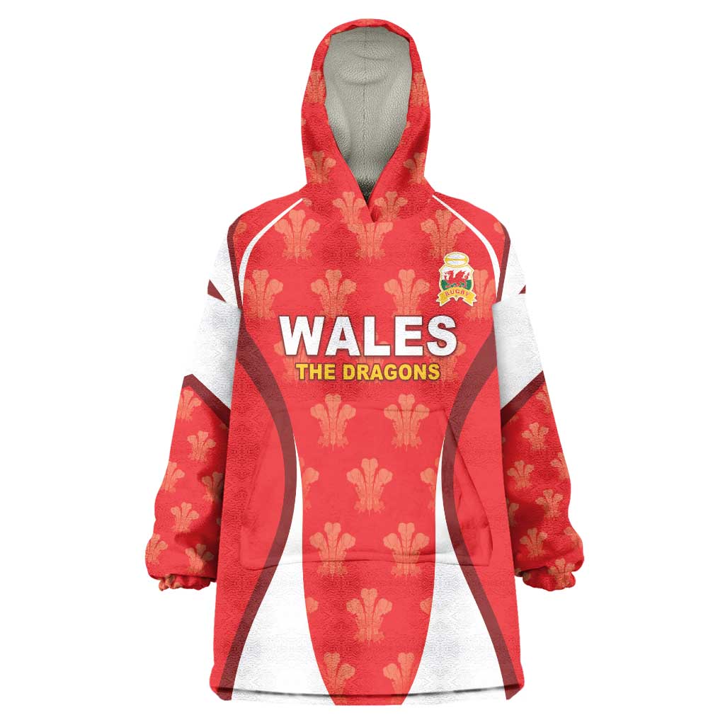 Custom Wales Rugby 2026 Wearable Blanket Hoodie Unique Style - Wonder Print Shop