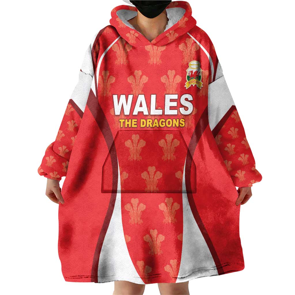 Custom Wales Rugby 2026 Wearable Blanket Hoodie Unique Style - Wonder Print Shop