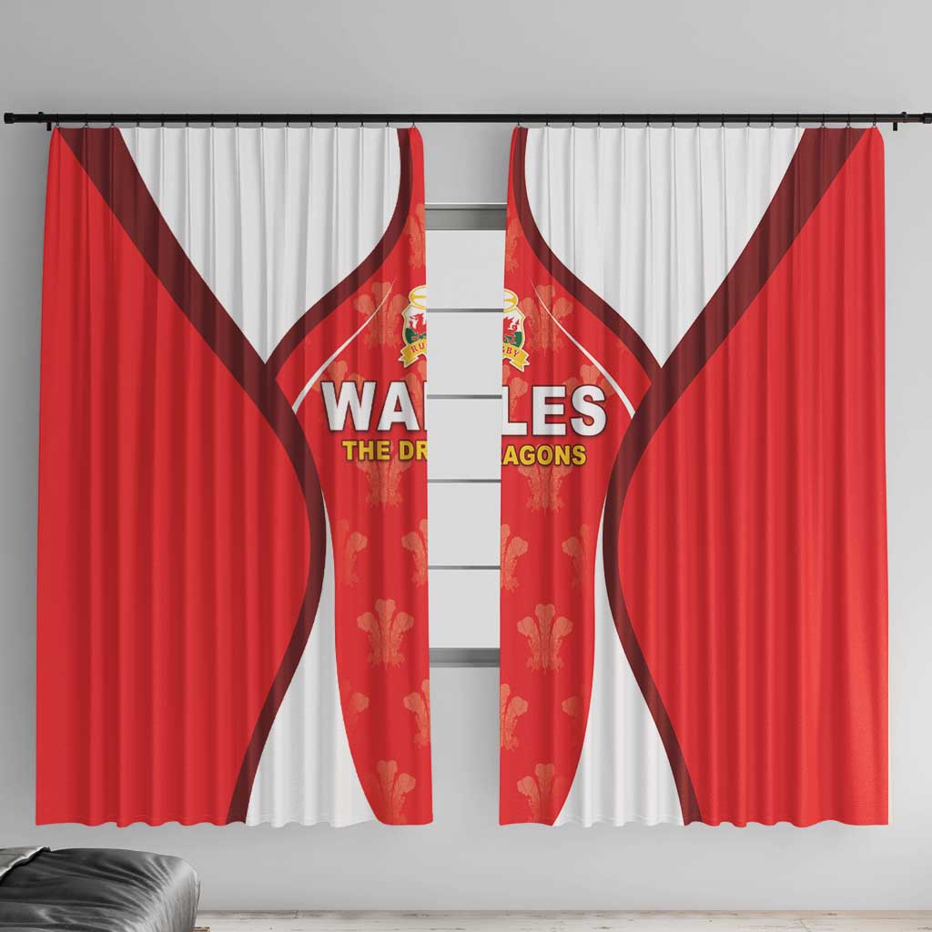 Wales Rugby 2026 Window Curtain Unique Style - Wonder Print Shop