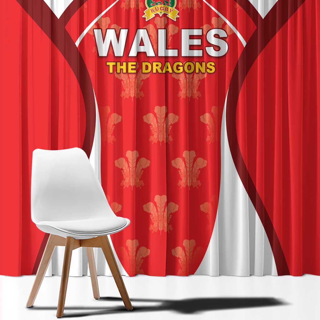 Wales Rugby 2026 Window Curtain Unique Style - Wonder Print Shop