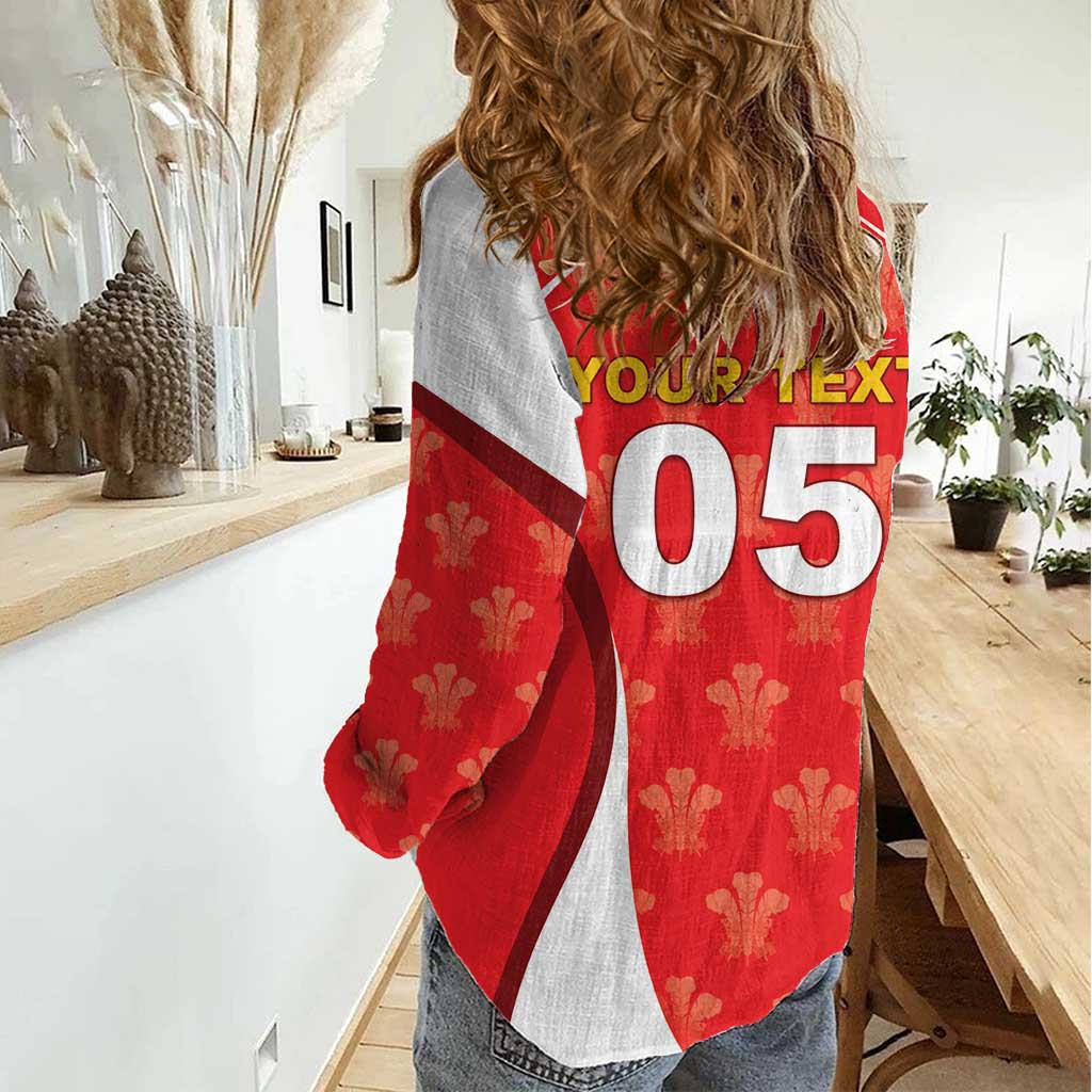 Custom Wales Rugby 2026 Women Casual Shirt Unique Style - Wonder Print Shop