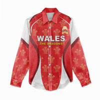 Custom Wales Rugby 2026 Women Casual Shirt Unique Style - Wonder Print Shop